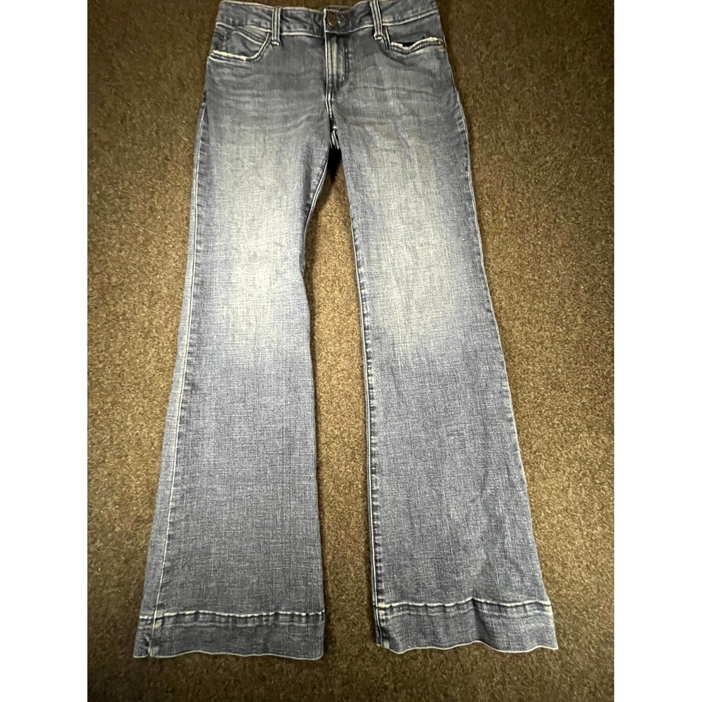 Y2K Wrangler Sophia Retro Mae Jeans‎ Womens 9 Blue Wide Leg Denim Western Boho